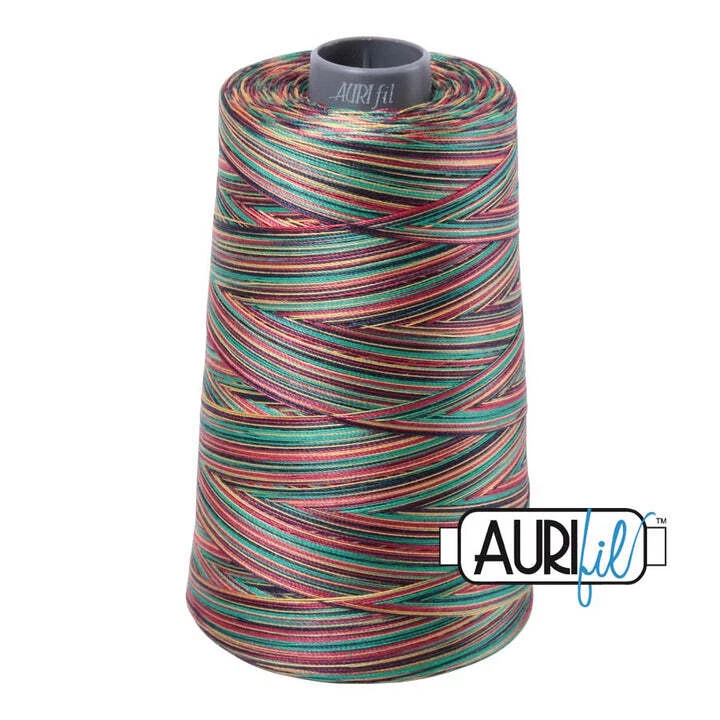 Aurifil Thread 28WT Cone Mako Cotton Solid Variegated   - 3609 Yards Each - Image 4 of 4