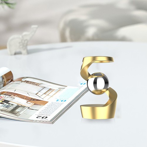 Gravity Defying Kinetic Desk Toy, Desktop Suspended Gyroscope Stress Relief Toys - Photo 12 sur 30