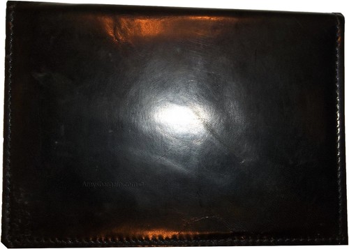 Nuova pelle di agnello USA pelle custodia passaporto portafoglio carta di credito bancomat custodia ID BN - Foto 12 di 12