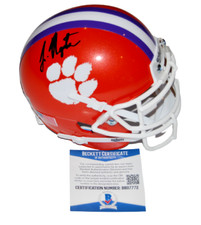 JOSEPH NGATA signed (CLEMSON TIGERS) mini football helmet BECKETT BAS BB97772 JOSEPH NGATA signed (CLEMSON TIGERS) mini football helmet BECKETT BAS BB97772