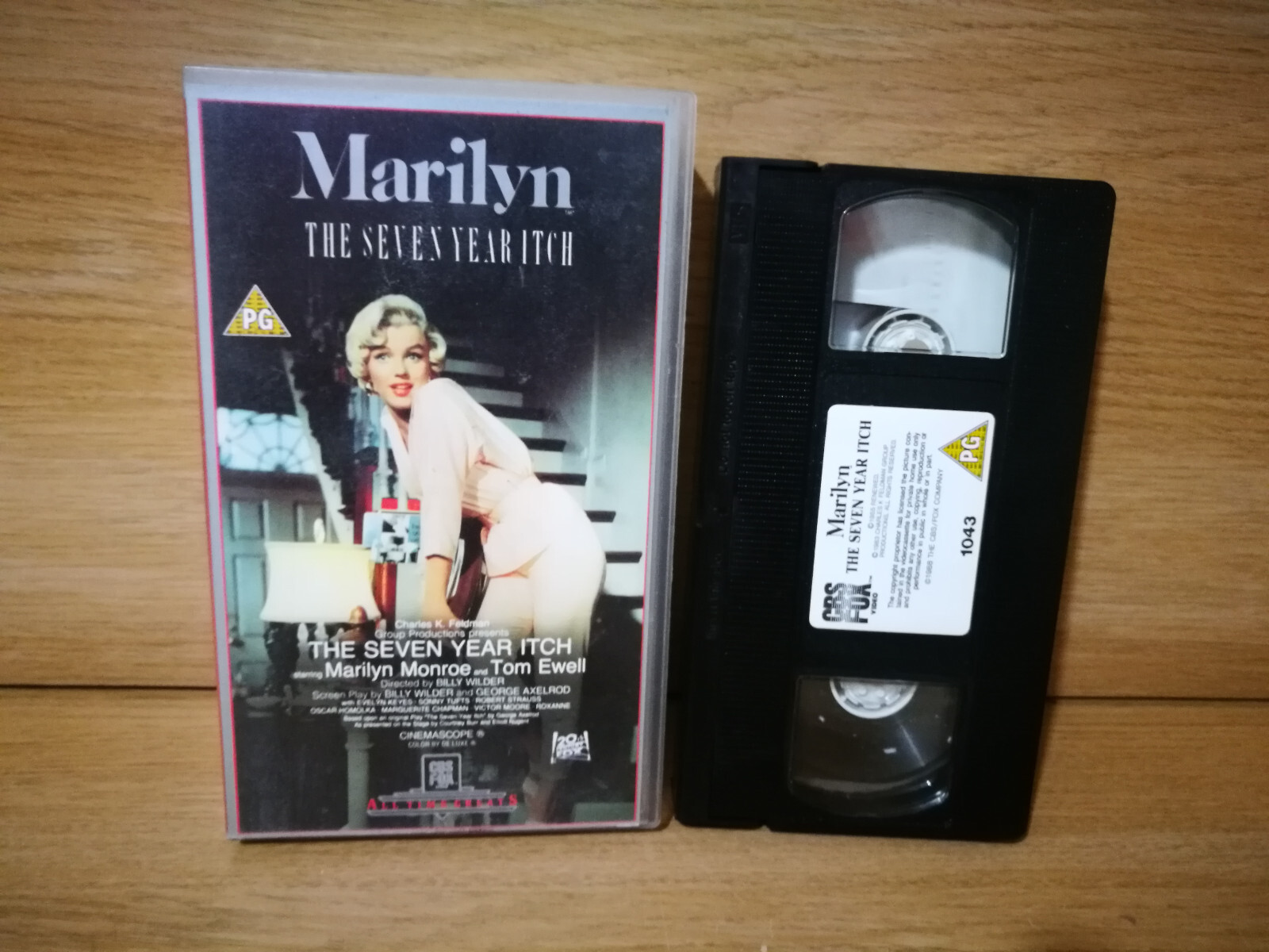 Marilyn Monroe The Seven Year Itch vhs video cassette movie PG good condition