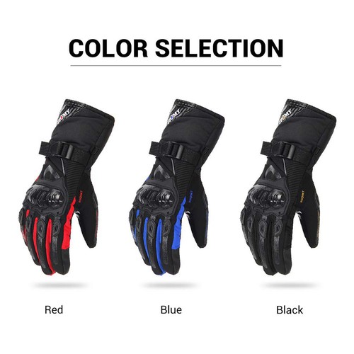 Guante de moto con nudillo protección para dedos toda temporada equipo de motociclismo - Imagen 13 de 15