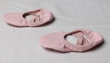 Stelle Toddler Girl's Faux Leather Ballet Dance Slippers LB3 Pink Size US:6MT