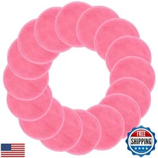 SUNLAND Reusable Makeup Remover Pads for Face,Eye,Lips 16 Pack Microfiber Fac