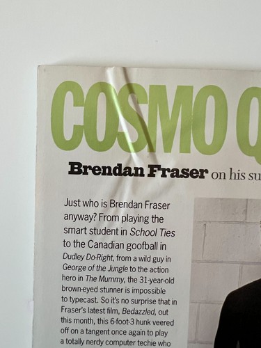 THE HOT ISSUE * DYLAN MCDERMOTT August 2000 COSMOPOLITAN MAGAZINE Ecstasy Pill - Picture 11 of 16