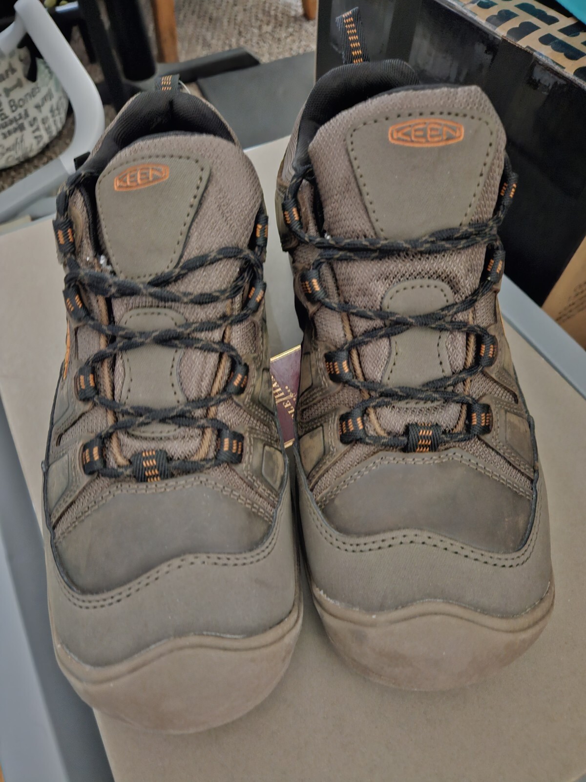 Scarpe da trekking impermeabili da uomo Keen 9 5 Circadia in pelle nuove di zecca senza scatola appassionate