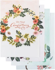 DaySpring Anniversary - Inspirational Boxed Cards - Floral Border - 18561