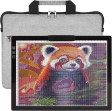 Rechargeable A4 Light Pad, Battery Powered Light Board with Carry Bag, Built-in 