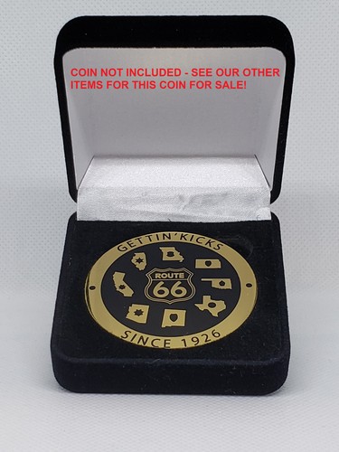 1.75 inch - Black velvet gift / presentation box challenge coin 44.45 mm - Picture 2 of 4