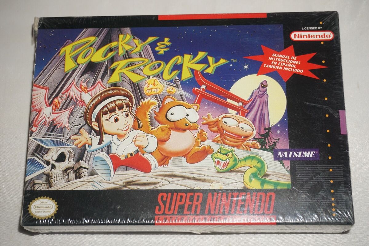 Pocky & Rocky (Super Nintendo Entertainment System, 1993 Pocky & Rocky (Super Nintendo Entertainment System, 1993