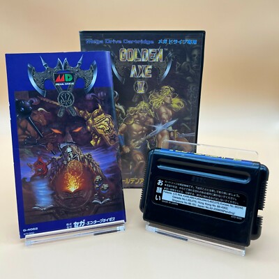 GOLDEN AXE II / ゴールデンアックスII [MD] GOLDEN AXE II 2 Mega Drive Sega MD Japan Import Free