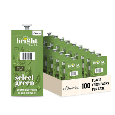 Bright Tea Co. Select Green Tea Freshpacks Works Only with  Brewers (Case of 100