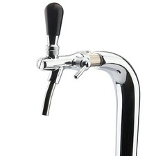 Beer Tap Tower Single Home Bar Bridge Kegorator Push Chrome Plated Brass