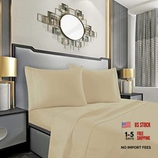 Pillow Cases Standard Size Set of 2 - Pillow Covers Standard Pillowcases Cream
