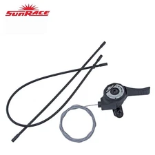 SunRace SLM-M2T Right Thumb Shifter 6-Speed Friction Handlebar 22.2mm Black.