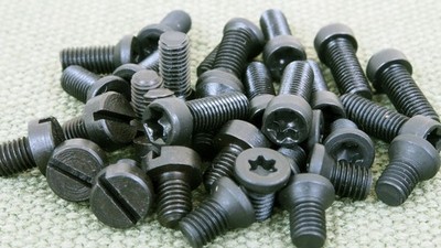 6-48 SCREW SET, for attaching scope mounts to receiver, 12.9 grade steel.