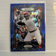 Jim Rice 2024 Prizm Blue Ice Prizm Card #242 Boston Red Sox