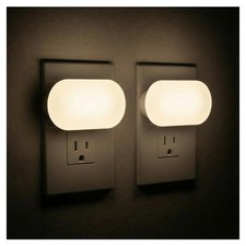 Lights By Night Mini Bright Light, Plug-in, 2 Pack, White