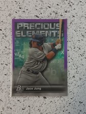 2023 Bowman Platinum #PE-13 Jace Jung Precious Elements Purple /250 Tigers