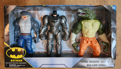 DC Comics Batman Giant Series 12'' Action Figure Set - 3pk NIB Killer Croc Batman
