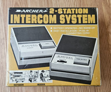 Vintage 1975 Archer Radio Shack 43-221 2-Station Intercom NOS Box Receipt
