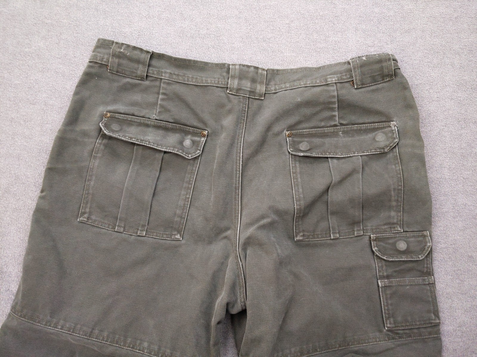 Cabelas Outdoor Gear Pants Mens 44x42 Green Cargo Work Utility Double Knee