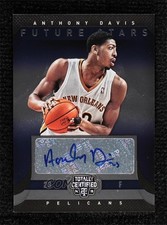 2014-15 Totally Certified Future Stars Signatures 26/99 Anthony Davis Auto 6ed