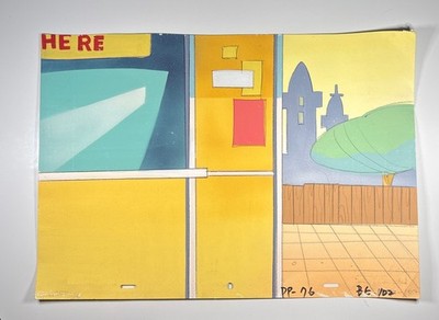 Animation cel BACKGROUNDS production art cels anime vintage cartoons Disney BG65