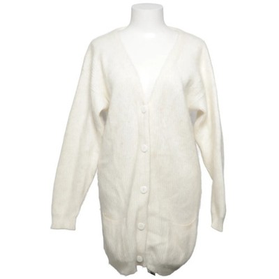 Fortune, Strickjacke, Damen, Größe: M, Weiß, Einfarbig #KqQ