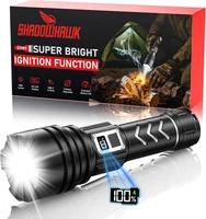 Shadowhawk Taschenlampe Led Aufladbar 1,000,000 Lm - 50W Taktische Taschenlampe