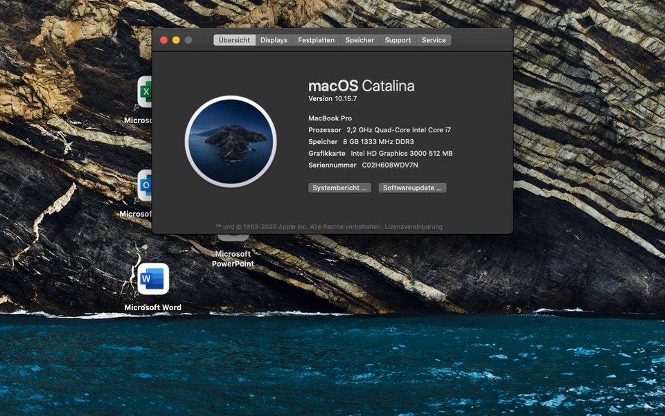 MacBook Pro 15 | Ἀkku neu | 8GB RAM | Intel i7 | 512GB SSD | MS Office 2021 - Bild 2 von 4