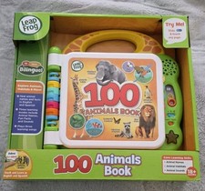 New LeapFrog 100 Animals Book Bilingual - English/Spanish 