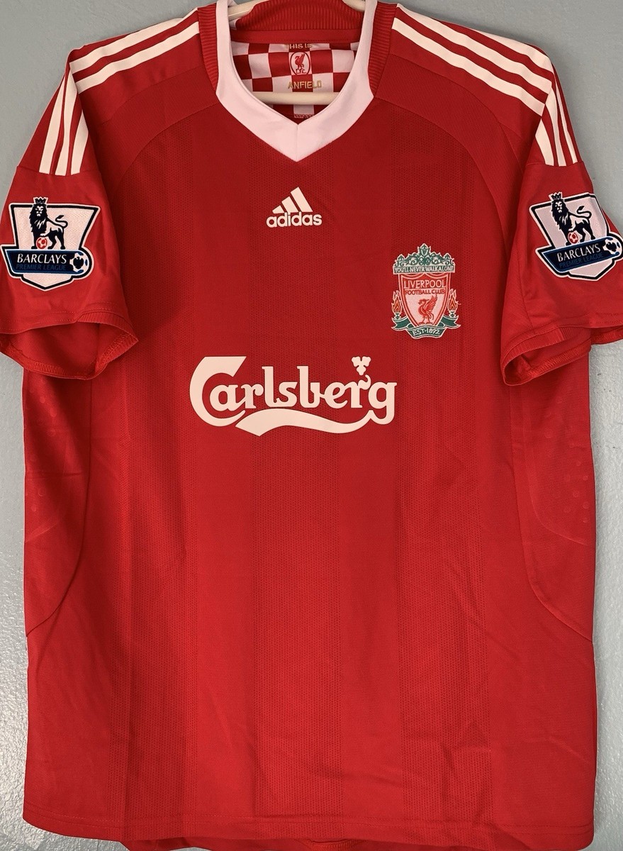Steven Gerrard Signed Liverpool 2008/09 Home Jersey Autographed