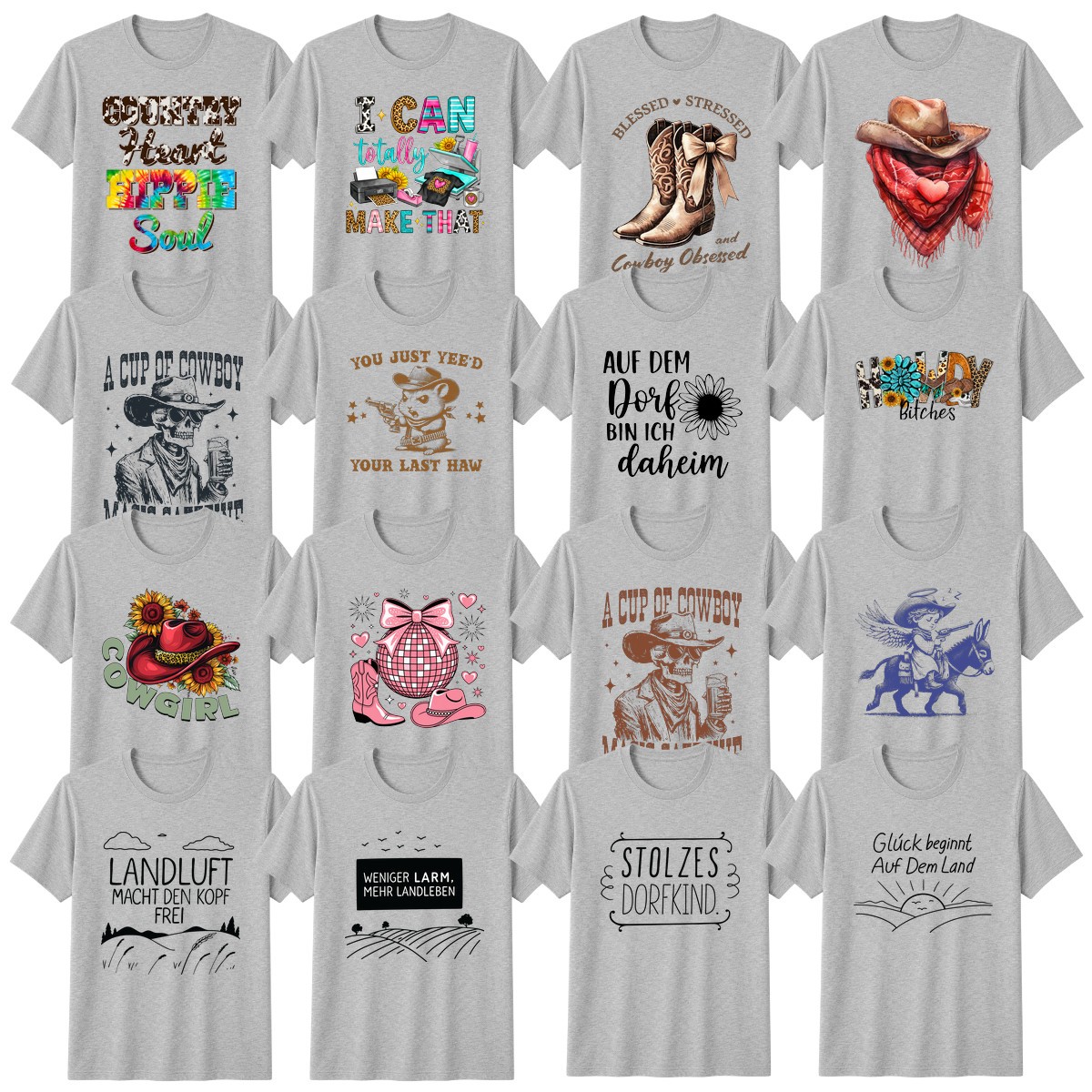 Camiseta Boho Vaquera Música Country Rodeo Western Regalo