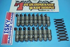 16 Isky Endurance Plus Roller Lifters .874" Centered 3.080" Tall FORD V-8