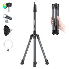 74.8"/ 6.23 ft Adjustable Light Stand Photography, Max Load 8.8 lb, Compact L...