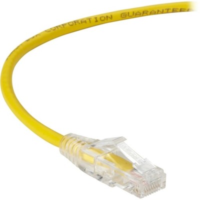 Black Box - C6PC28-YL-15 - Black Box Slim-Net Cat.6 UTP Patch Network Cable -