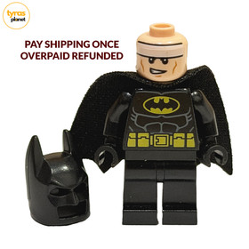 Lego Batman black cape dual sided head minifigure 10737 30160 76011 76013 70815