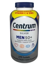 Centrum Silver Men 50+ Multimineral/Multivitamin, 275 Tablets, Exp:02/26