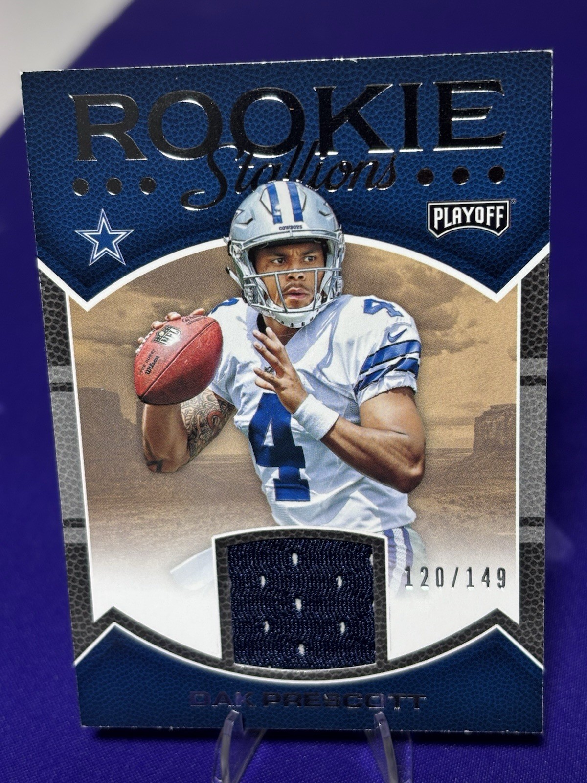 Dak Prescott Panini Playoff Rookie Stallions Relics #RSDP Base