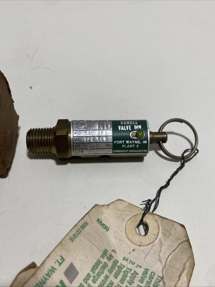 Kunkle Valve Div. 540A01 1/4" Safety Relief Valve 200PSI 235SCFM - Image 2 of 4