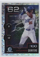 2025 Bowman Scouts Top 100 Chrome Mini-Diamond Refractor /150 Eduardo Quintero