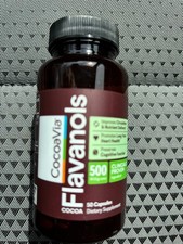 CocoaVia Flavanols 500mg 50 Capsules Cocoa Flavor Dietary Supplement exp 2028