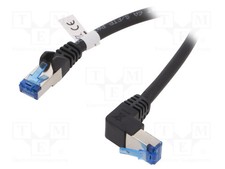 RJ45-Stecker,RJ45-Stecker, abgewinkelt, unten Patch cord