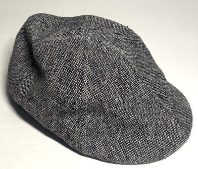 Apt. 9 Men's Gray Wool Newsboy Cap - Classic Cabbie / Flat Cap Driving Hat