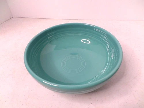 FIESTA Medium Bistro Bowl Turquoise NWOT 38 oz Fiestaware Homer Laughlin 7 1/2"
