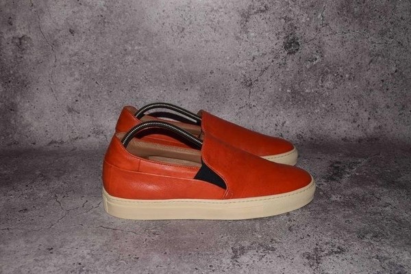Men Paul Smith Loafers Red Leather 43