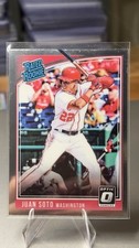 2018 Panini Donruss Optic Rated Rookie Juan Soto #181 Nationals Baseball Card
