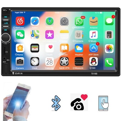 7' 2 Din Touch Screen MP5 Car Stereo Radio Double Car Player WIFI BT FM