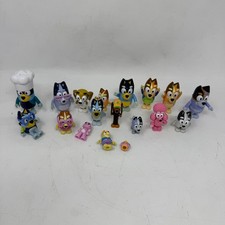 Bluey LOT 18 Action Figures 3.25" Heeler Dog Moose Toys